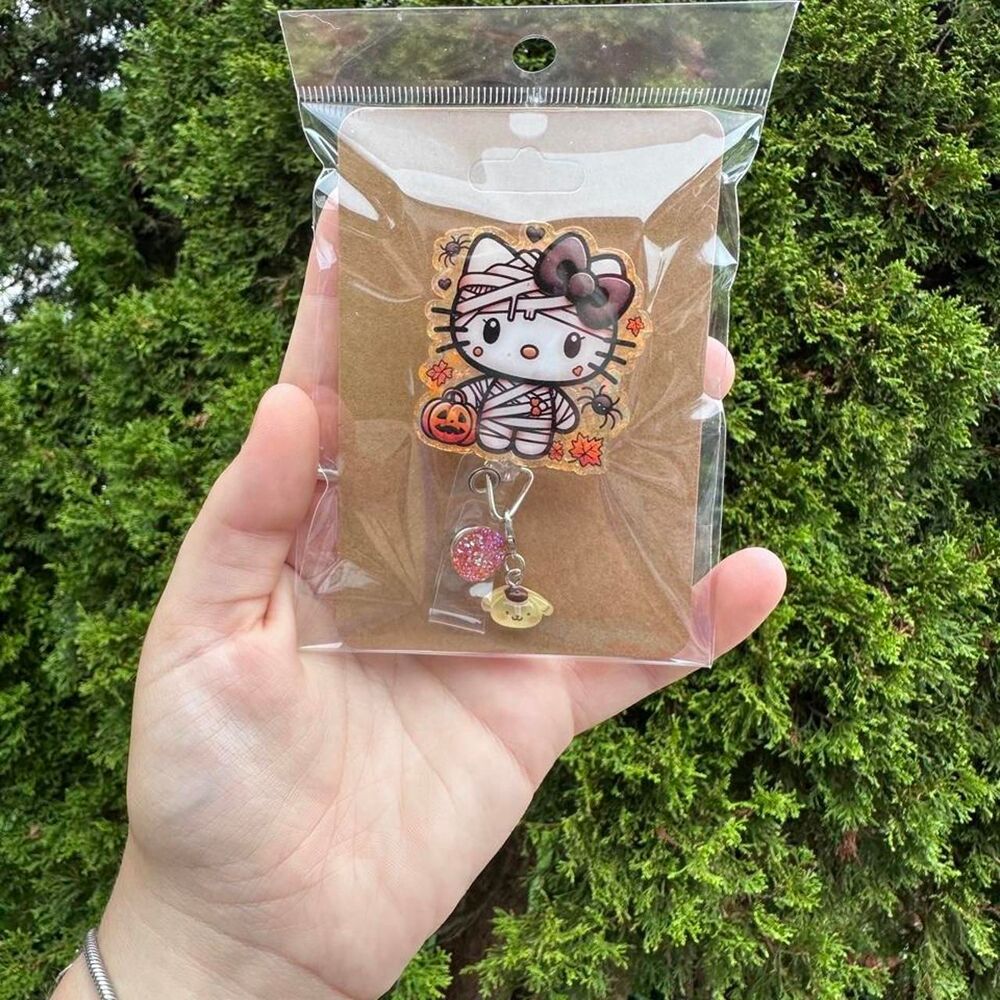 Halloween Hello Kitty Badge Reel